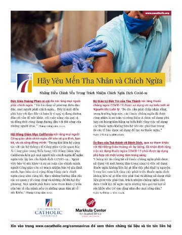 A person getting vaccinated 