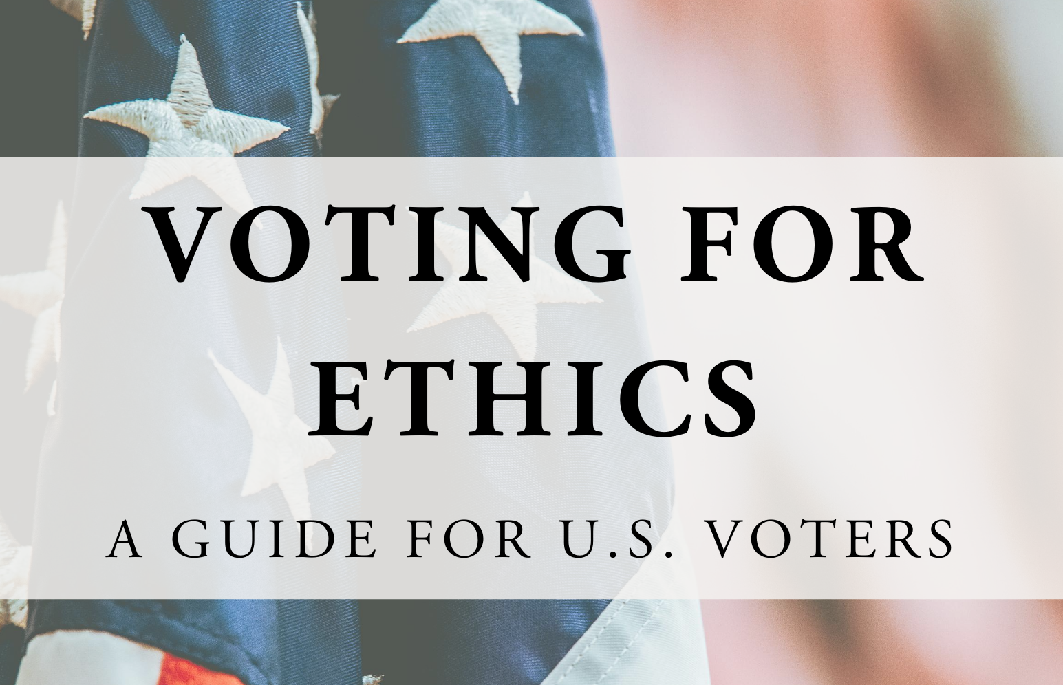 Bookcover for Voting for Ethics by Hana Callaghan 