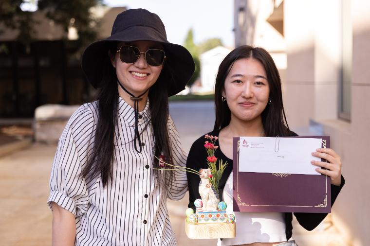 Qiuwen Li and Ashley Cha