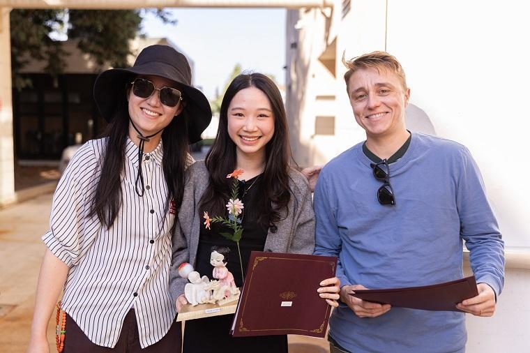 Qiuwen Li, Marissa Wang and Jess Eastburn