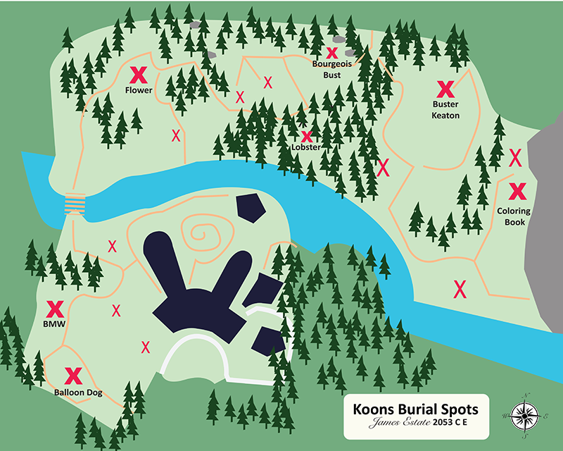 Map of Koons Ruins Estate