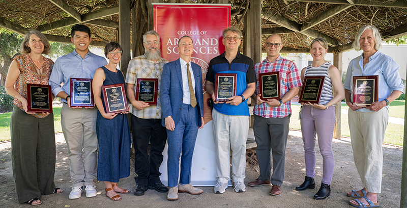 (L-R) Laura Nichols, Cory Gong, Emily Reese, Andrew Hedges, Dean Daniel Press, David Gray, Daniel Turkeltaub, Michelle McCully, Tamsen McGinley