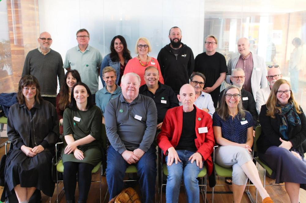 Group of 19 people attending the Vertigo 67 Conference in Dublin, Ireland