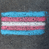 Transgender pride flag, courtesy of American Journal of Public Health