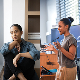 Nia ’15 and Malarie ’14 Howard