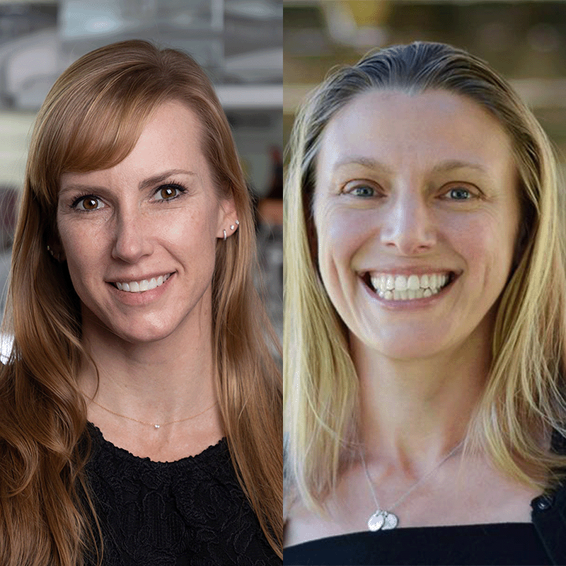 Lindsay Halladay and Kirsten Read