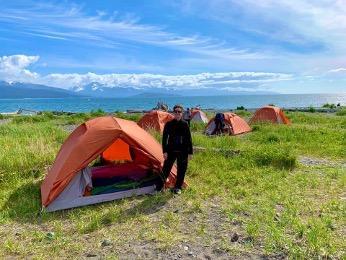 Michelle Rivers camping