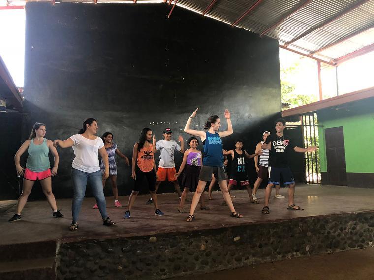 Teatro Catalina movement workshop 2018