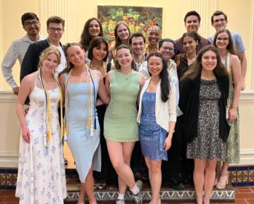 SCU Theatre and Dance students in the graduating class of 2025