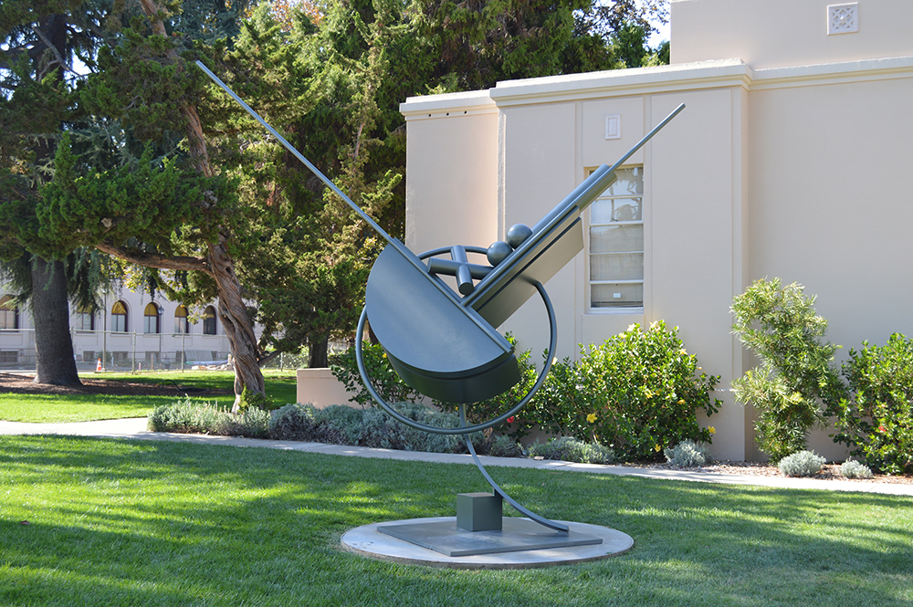 Fletcher Benton's monumental sculpture 