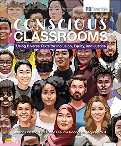 Conscious Classrooms book cover featuring diverse faces of students. image link to story