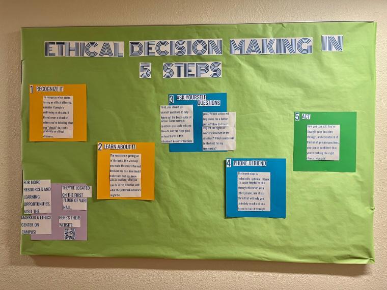 Emma Samuels Ethics Bulletin Board