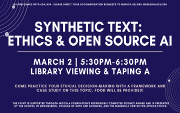 Open AI, GPT-2 Case discussion event flyer