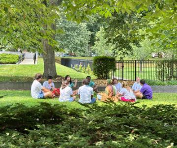 AMDG Fellows 2025-16 on grounds of BC