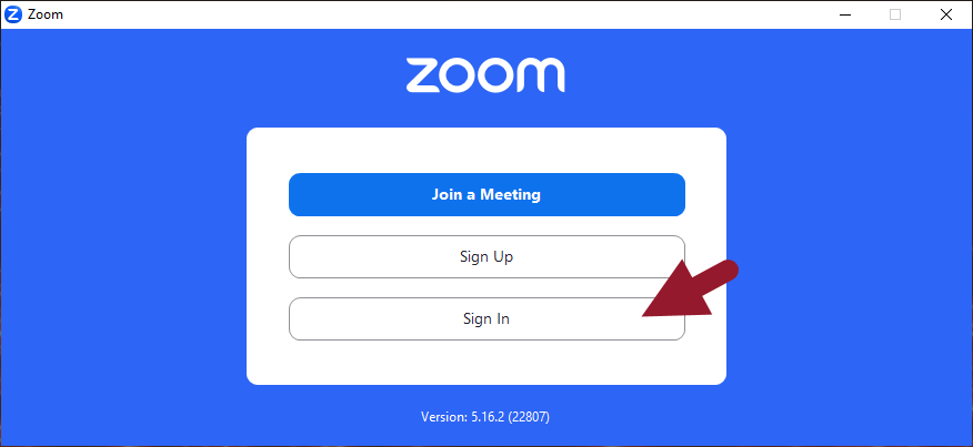 zoom sign in