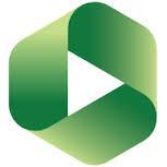 Alt text: Panopto logo with green hexagon and white play button.