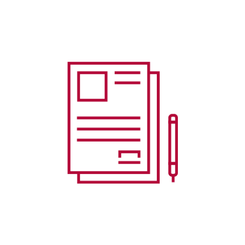 Paper and pencil icon