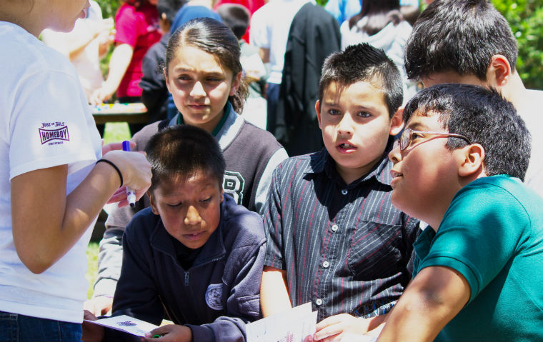 Fifth graders during Family Engagement Day 2016?