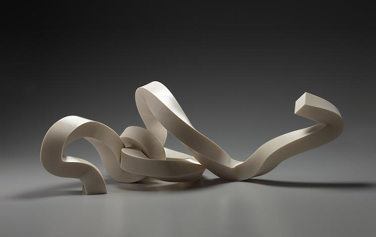 Abstract sculpture titled 