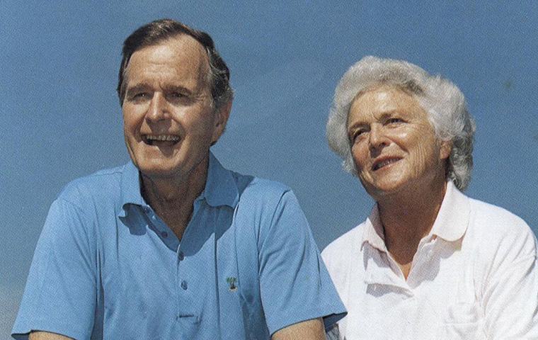 George H.W. Bush and Barbara Bush