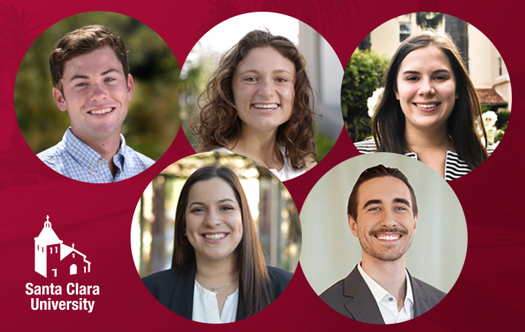 Collage of Fulbright Goldwater winners 2020 image link to story