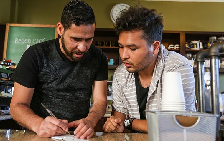 Ali Fayazi crunches the numbers at 1951 Coffee Company