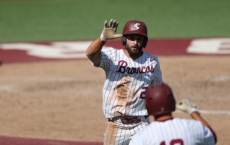Mike Bowes MBA '21 on the field.