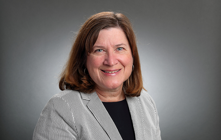 Jeanne Rosenberger, SCU Vice Provost for Student Life. Photo by Don Jedlovec.