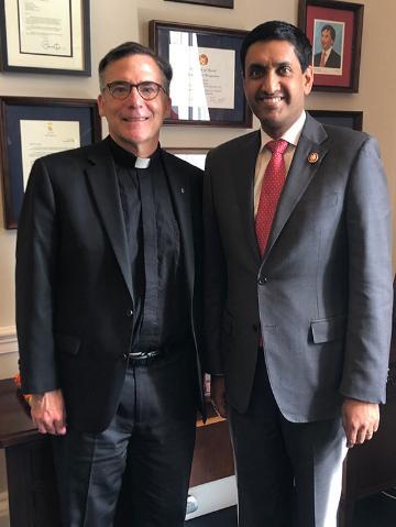Kevin O’Brien and U.S. Rep. Ro Khanna