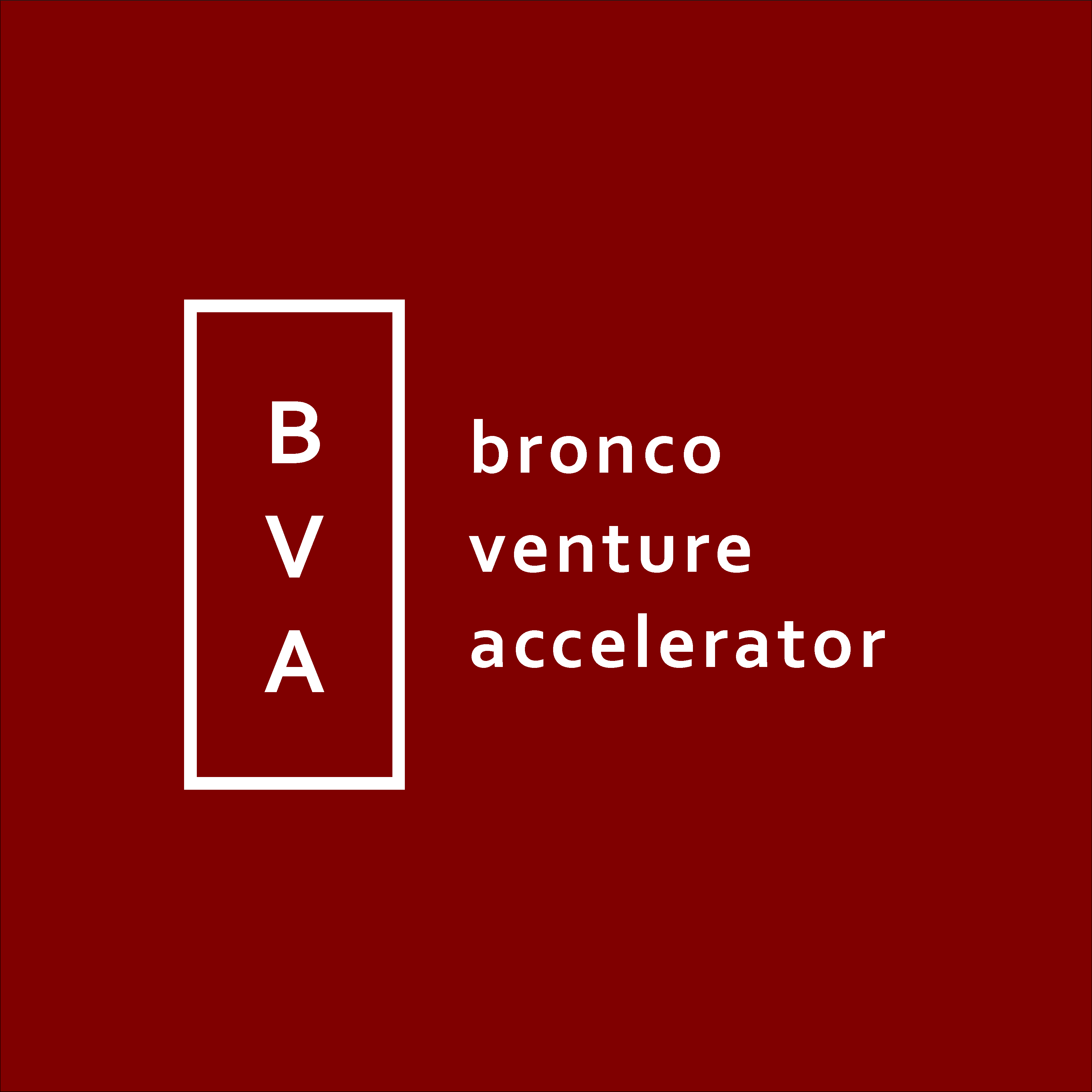 Alt text: "BVA logo with text 'brenco venture accelerator' on a red background."