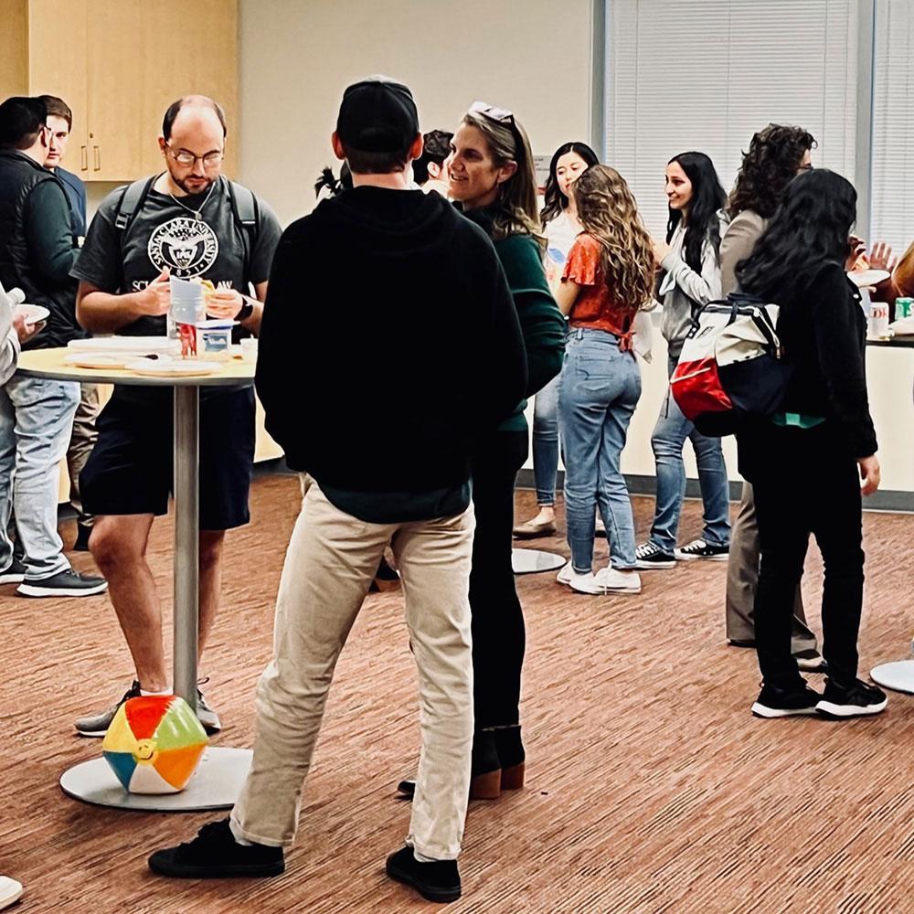 Picture of People Talking at an Event