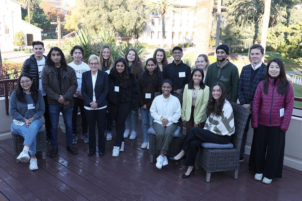 Group photo at the Ciocca Center Presidents Breakfast event.