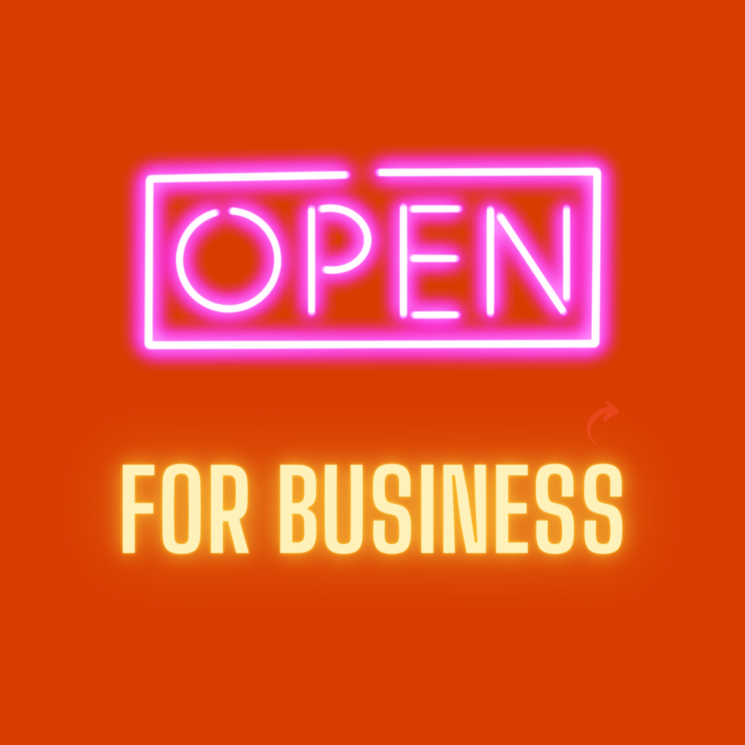 Open for Business