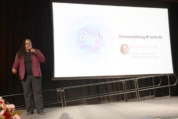 Gail Jefferson presents at Demo Day 2025