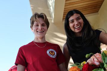 Student volunteers at Demo Day 2025