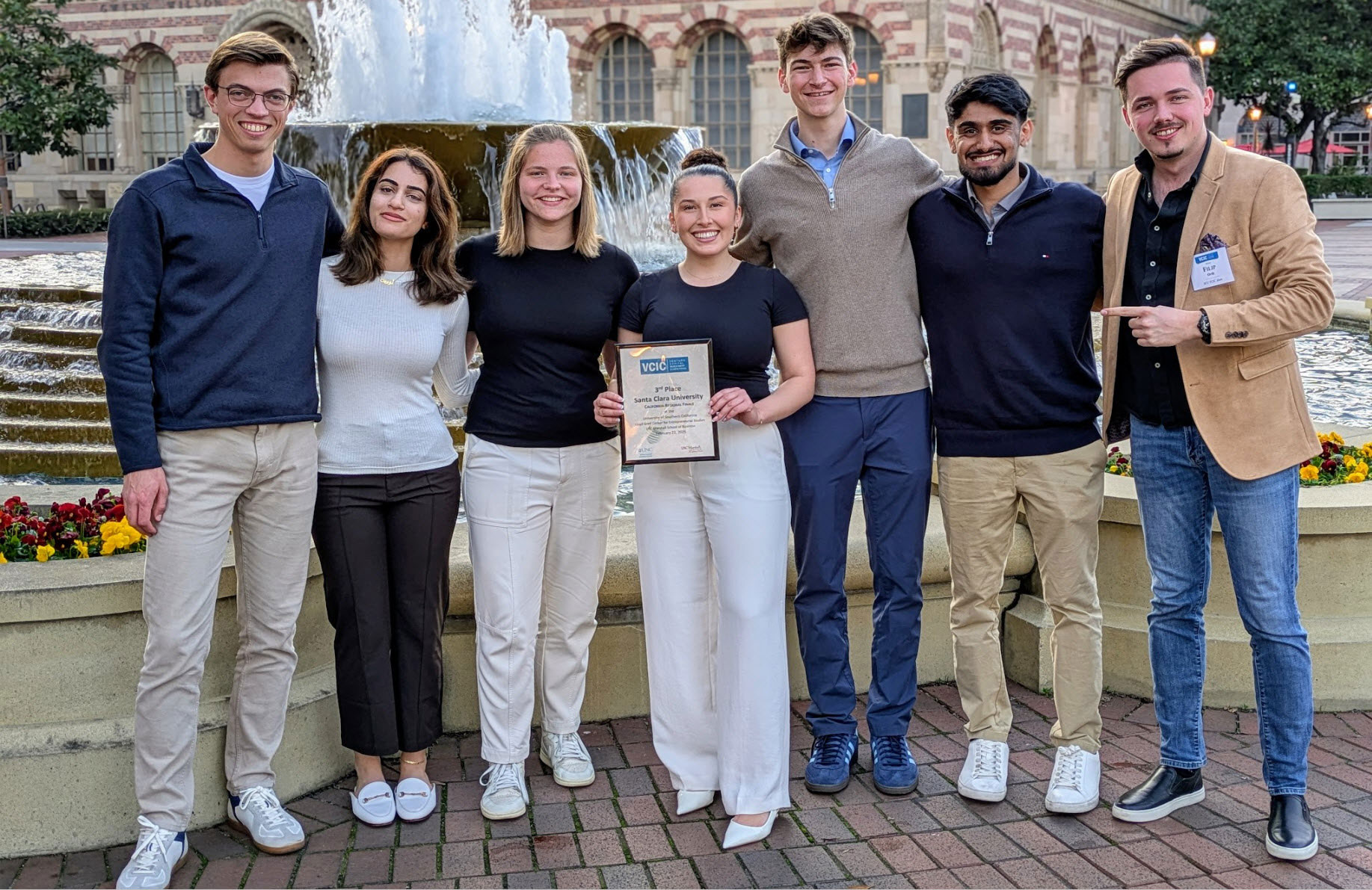 SCU students win third place at VCIC competition