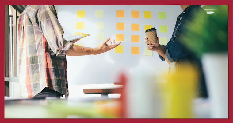 Empty boardroom table with natural light