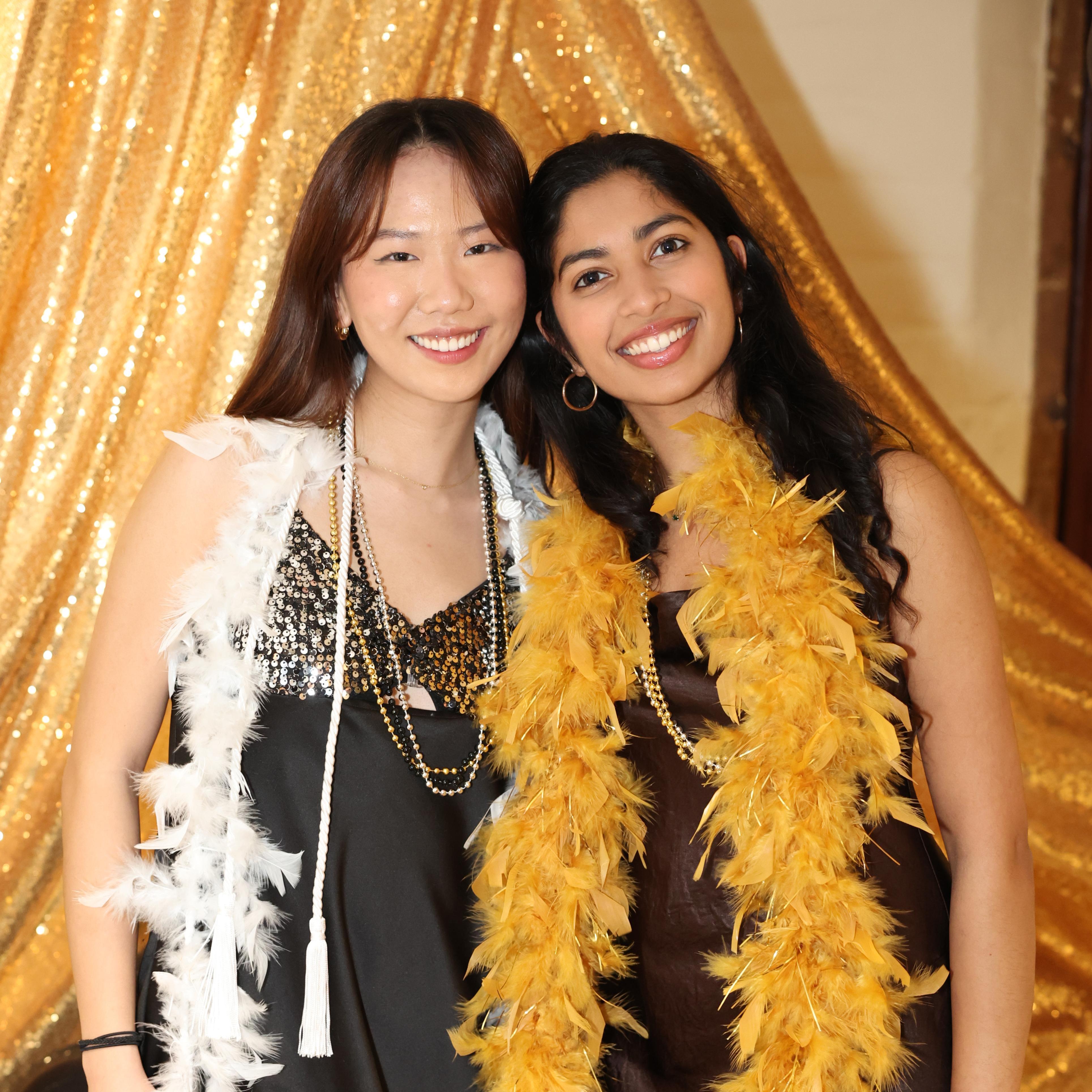 Two ACE students posing together 