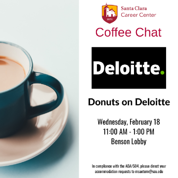 Handshake Deloitte Coffee Chat