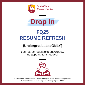 Resume Refresh Undergraduate Students