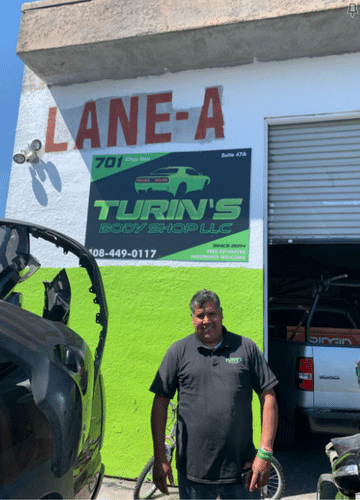 Students assisted with the logo design and signage for this NPI client.