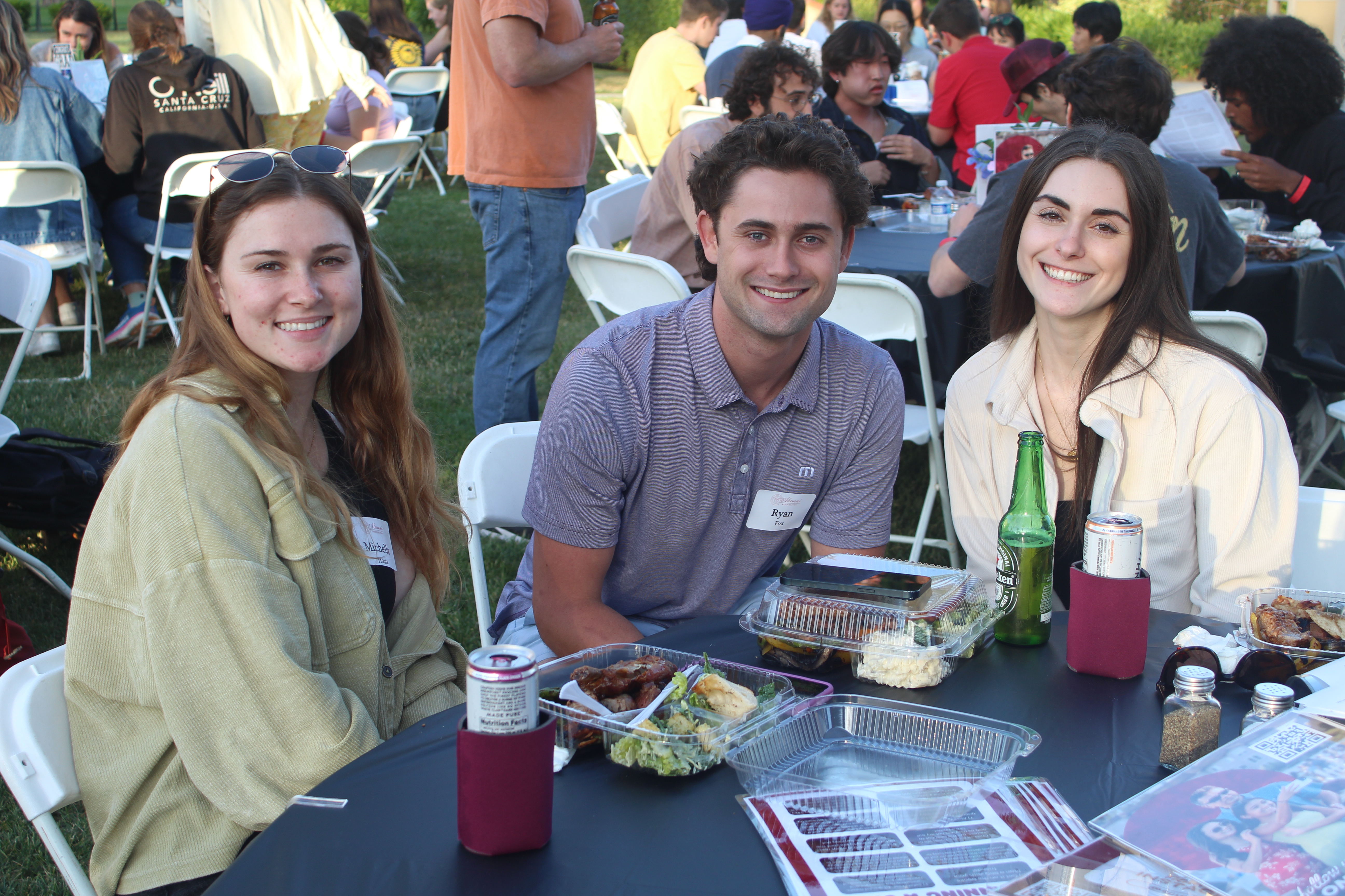 Students enjoy BBQ