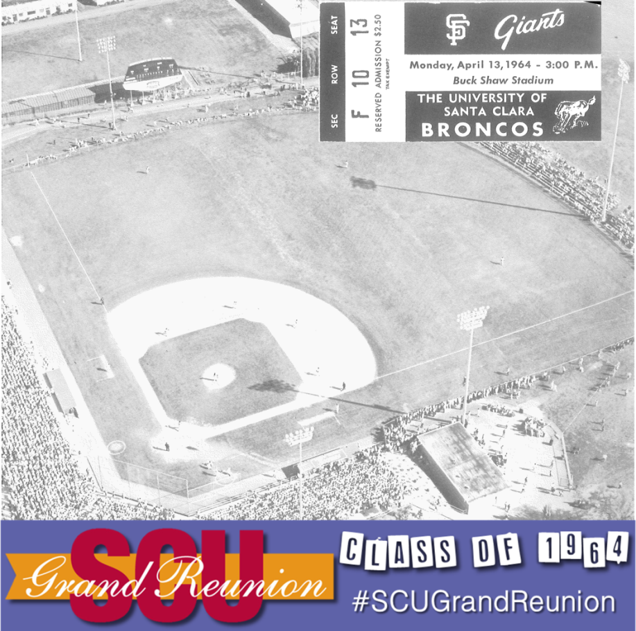 Aerial view of baseball field with the text 