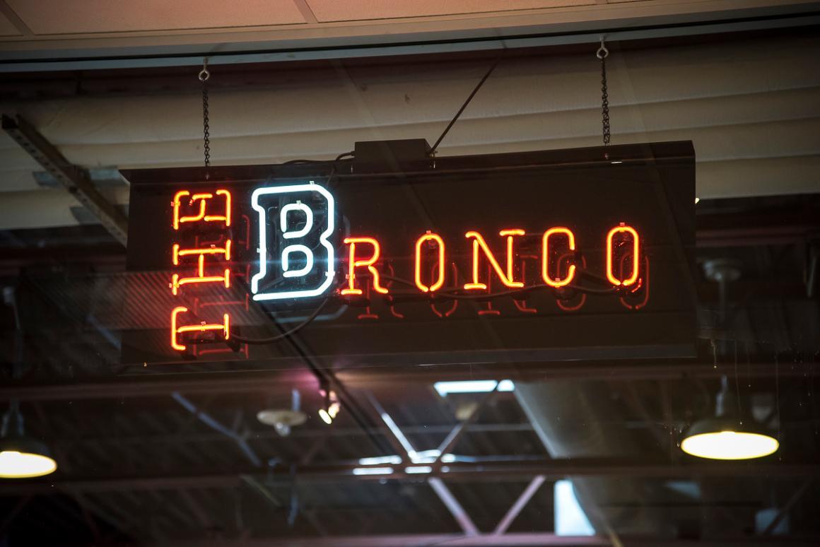 Neon sign that reads 