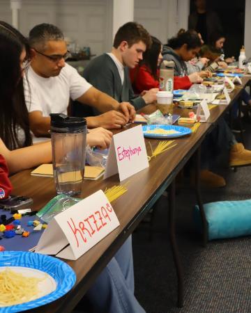 Career Clarity - students doing Lego building activity