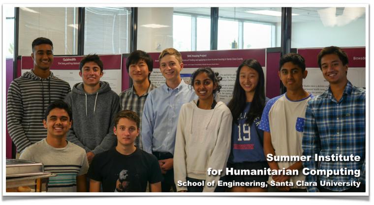 A group photo with text 