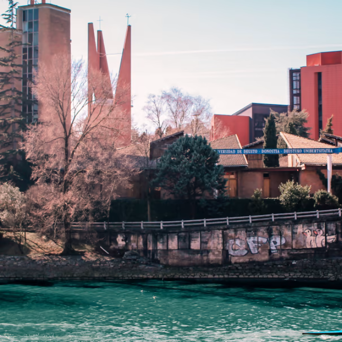 Decorative; campus building