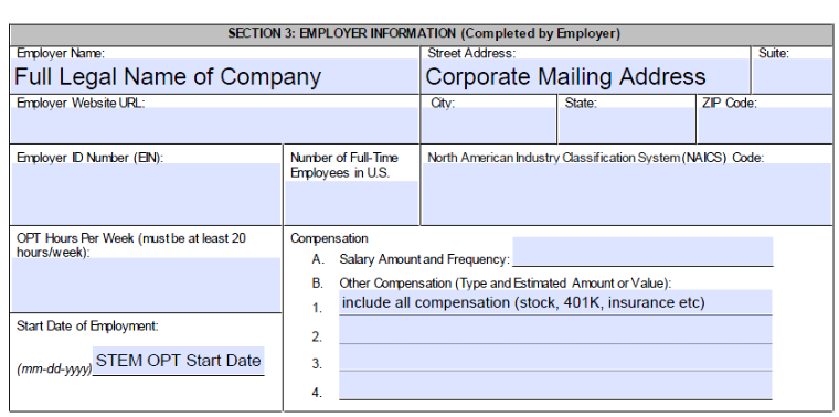 Report with sections titled 