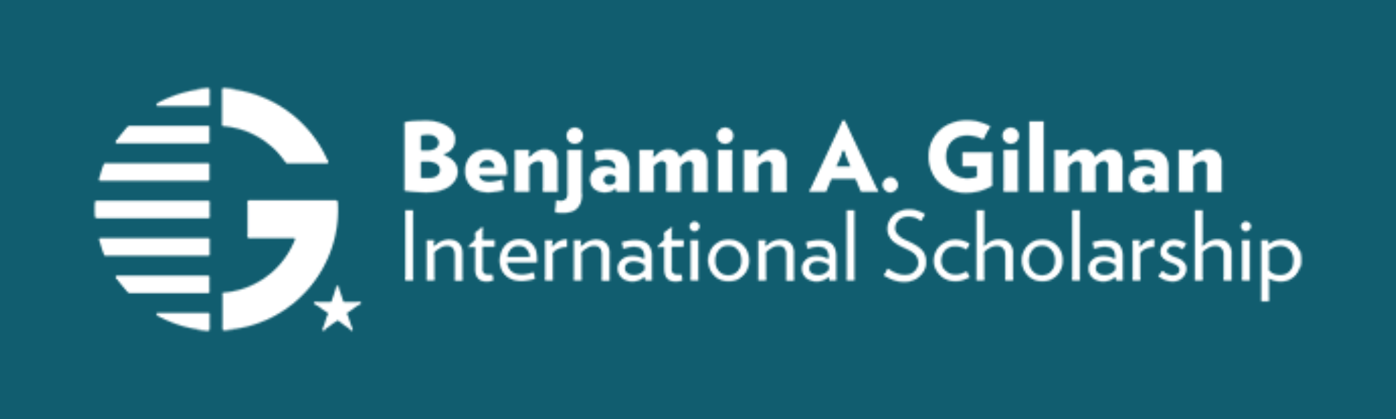Decorative; Benjamin A. Gilman International Scholarship Logo
