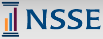 NSSE logo with a column and colored bars.